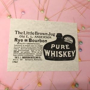 4/$10!!Whiskey letterpress print
